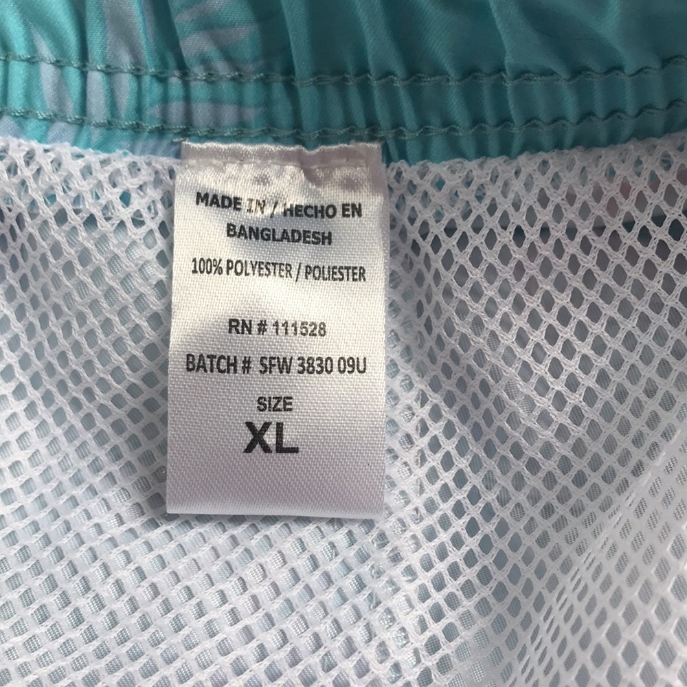 NWT US Apparel turquoise flamingo mens swimming shorts/trunks size XL - Picture 6 of 9